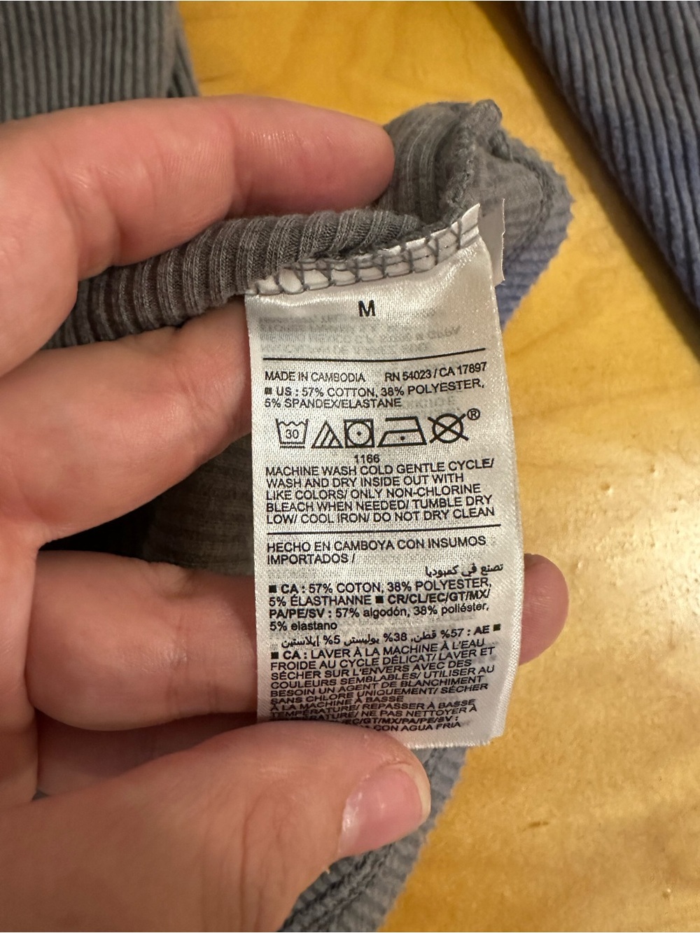 Old Navy Plus Ribbed Knit Long-Sleeve Tee Gray Medium - Picture 4 of 5